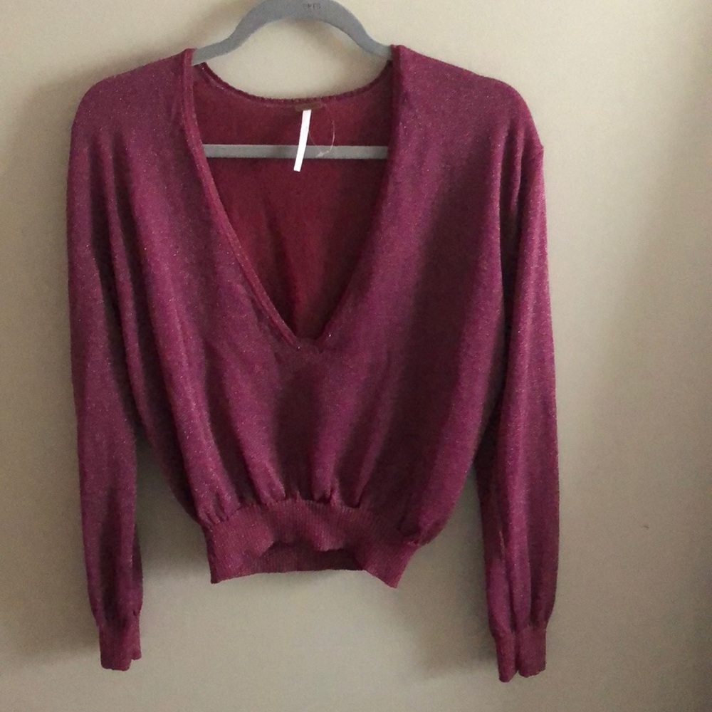 Free people Sparkly sweater